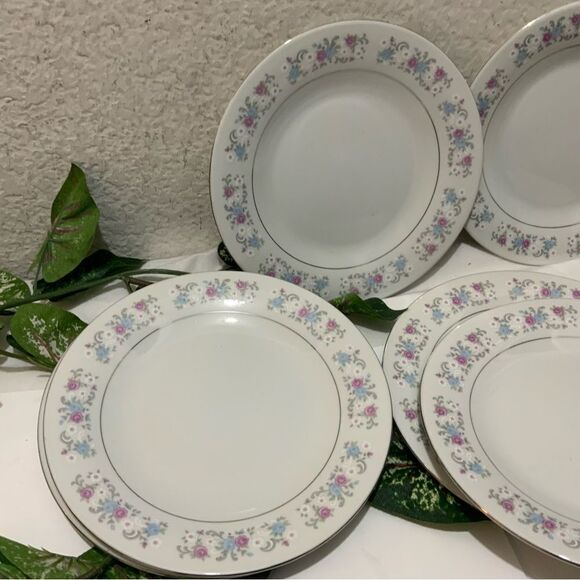 Set of 6 Dynasty Fine China Rapture Salad Plate (7 1/8") G16 - Picture 4 of 7